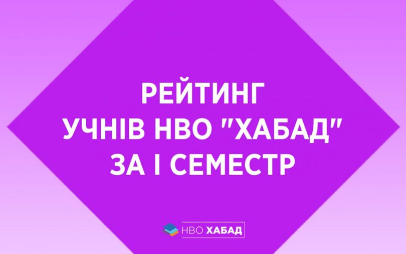 Рейтинг за І семестр