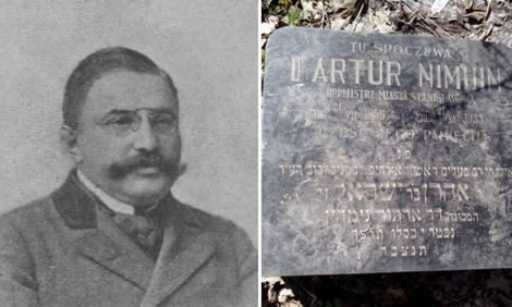 Надгробие еврея — бургомистра Станислава — нашли в придорожной канаве