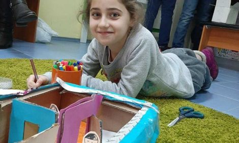 Каждый участник JFuture Херсон построил свою мини-синагогу!