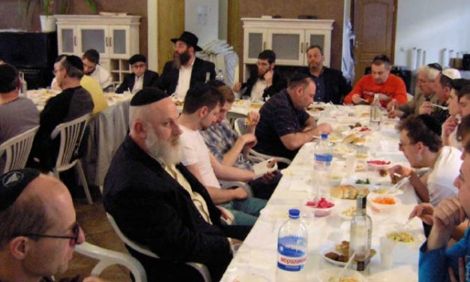 Фарбренген в честь дня рождения Любавичского Ребе