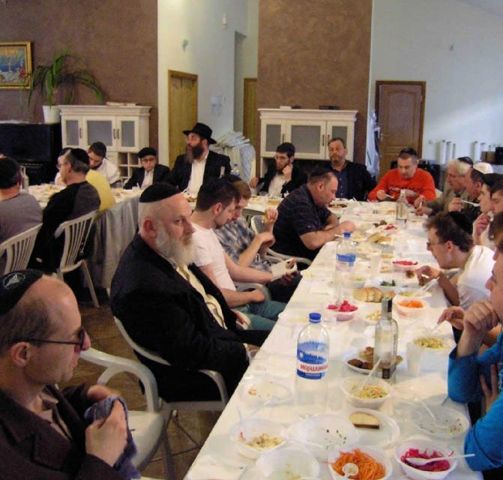 Фарбренген в честь дня рождения Любавичского Ребе